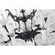 Canada LED 28 inch Satin Black Chandelier Ceiling Light